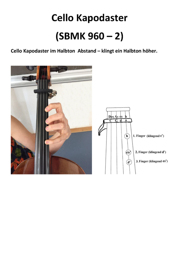 SBMK 1 - Violoncello Kapodaster