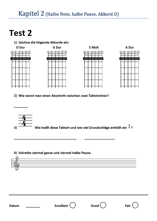 SBMK 1 – Gitarre 1 Chords - Übungsheft – Bild 3