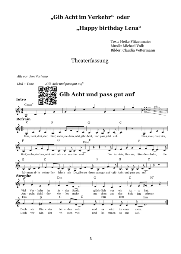 Happy Birthday Lena - Theaterfassung - Heft + Playback mp3 – Bild 2