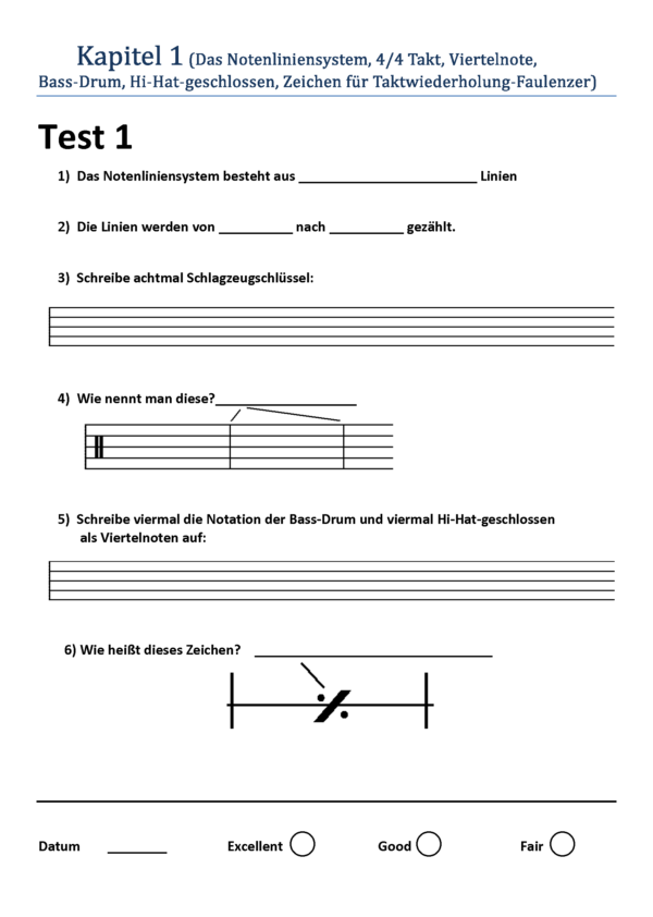 SBMK 1 – Drumset - Übungsheft – Bild 4