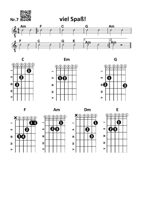 Rockband 5.Klasse - Gitarre 1 Chords – Bild 3