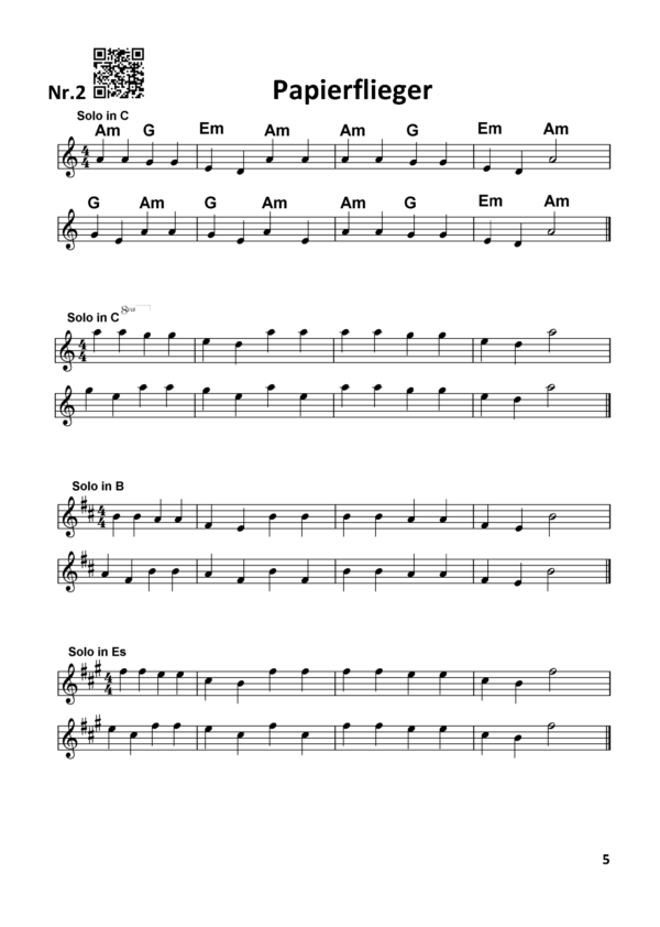 Rockband 5.Klasse - Solo in C / in B / in Es – Bild 2