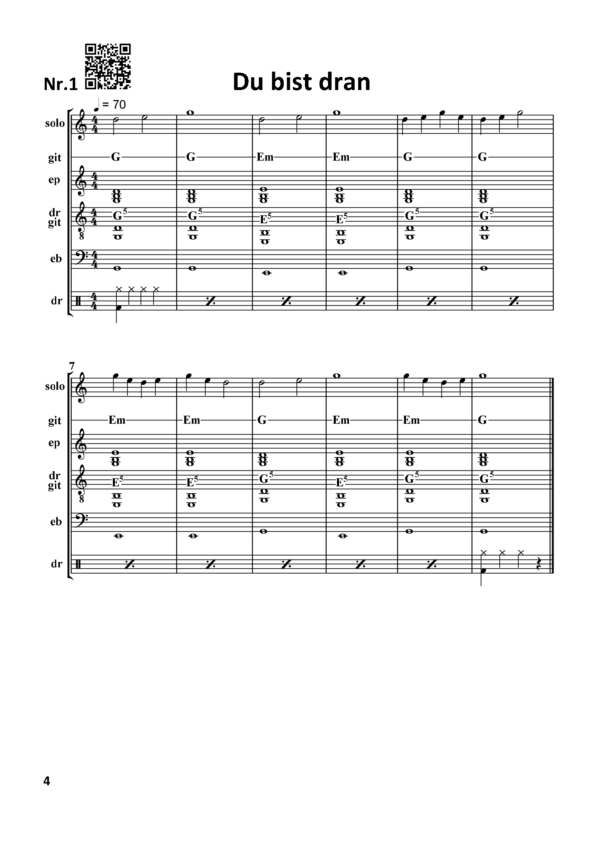 Rockband 5.Klasse - Partitur – Bild 2