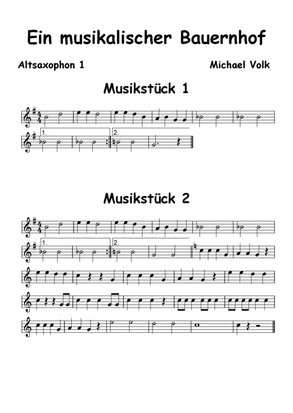 Ein musikalischer Bauernhof - as 1